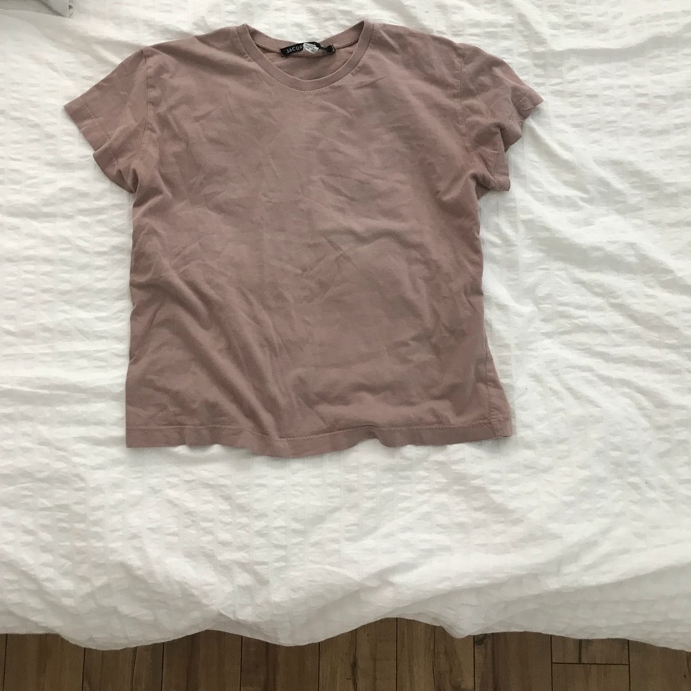 Taupe crop top